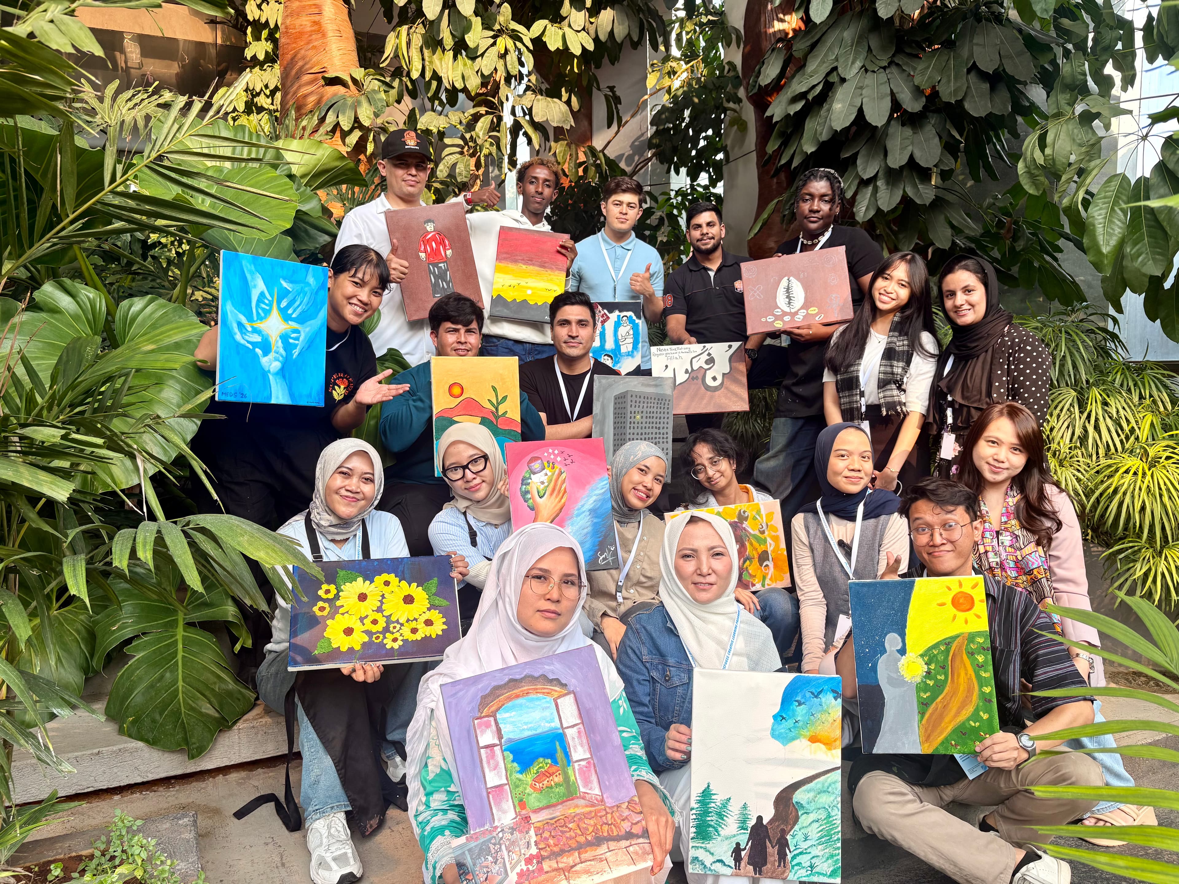 Bridges for Hope team at a creative learning workshop