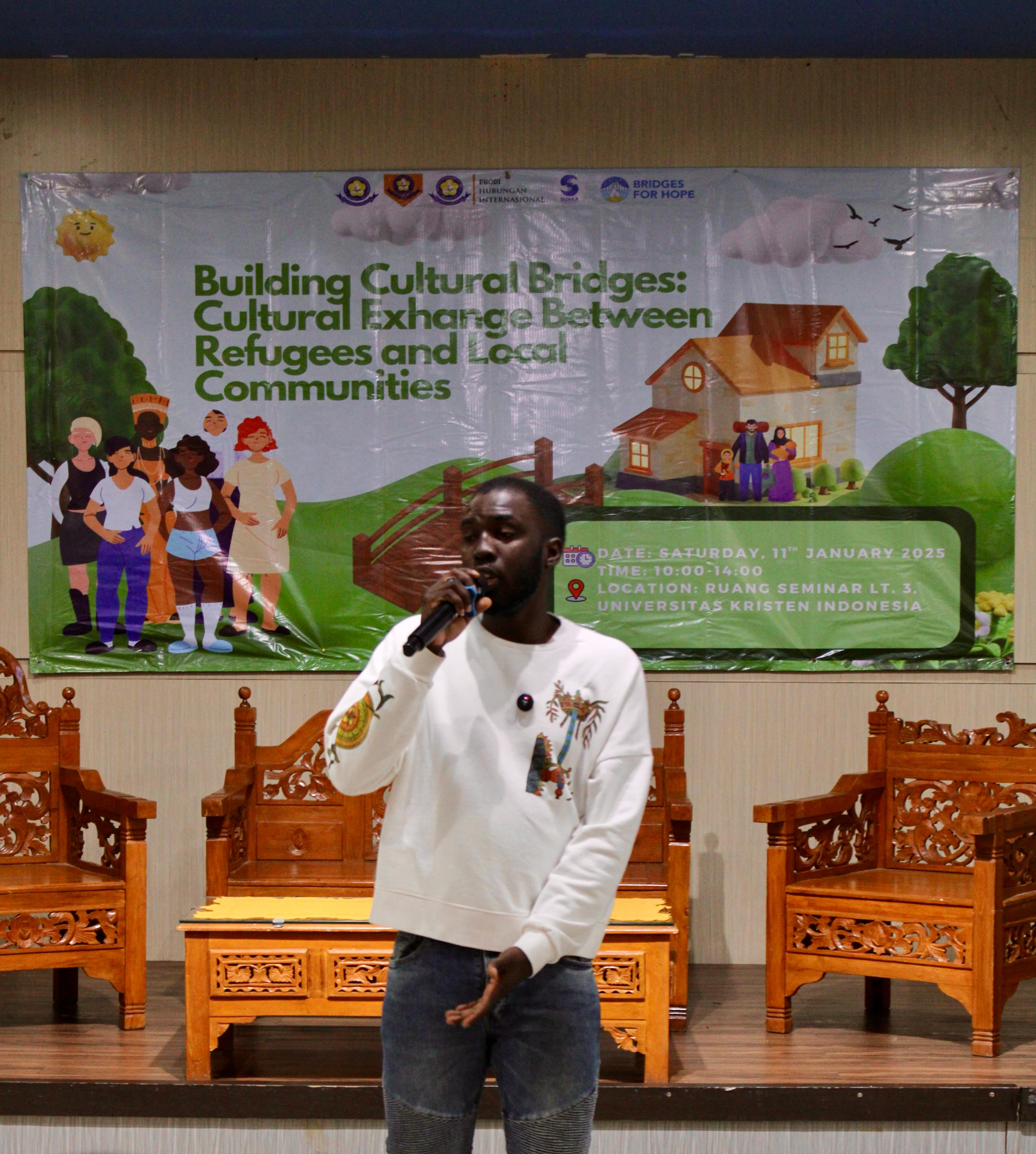 Bridges for Hope team at a creative learning workshop