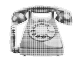 Vintage rotary telephone