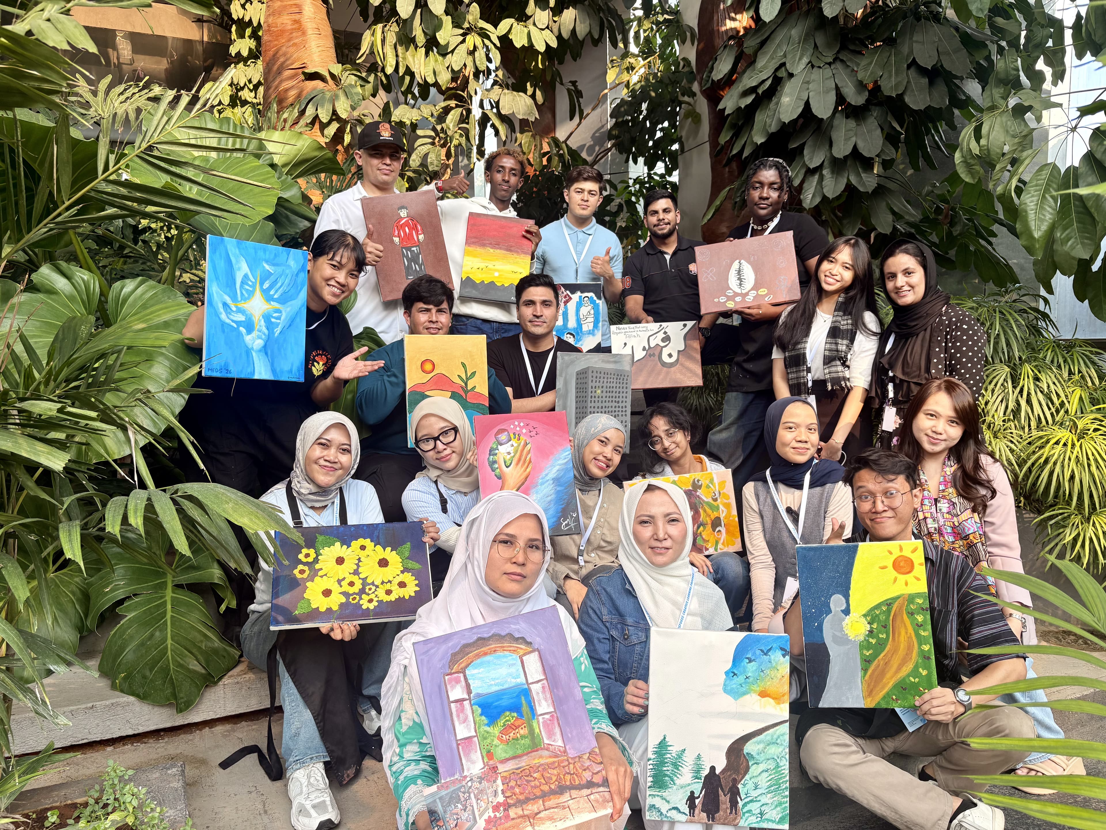 Artwork created during the Refugee Creative Learning Program